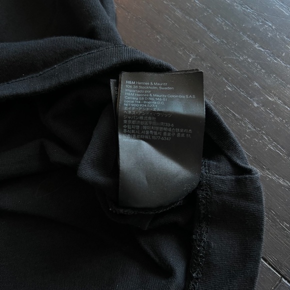 SIMONE ROCHA X H&M APPLIQUED black TSHIRT WITH BEADS SIZE Medium limited - Picture 7 of 7